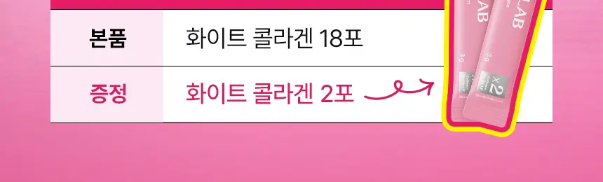 [이시안 PICK] 비비랩 화이트 콜라겐 18+2/30포 (20일/30일분) 상세페이지 14